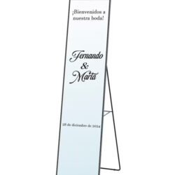 Espejos de boda 140x40