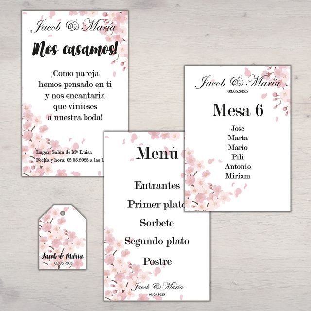 Papelería de bodas
