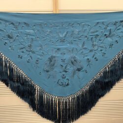 Mantón de flamenca liso