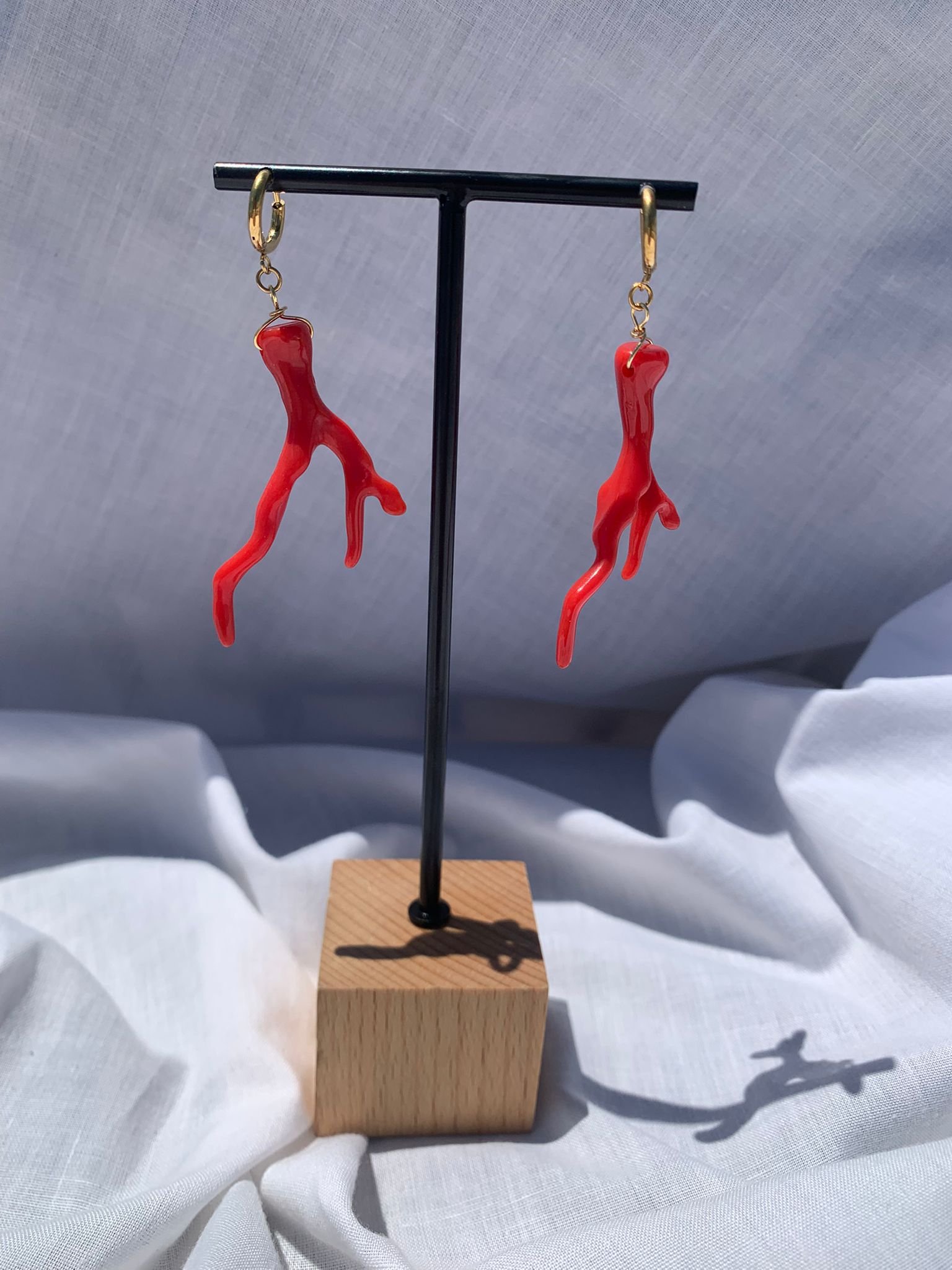 Pendientes Corales