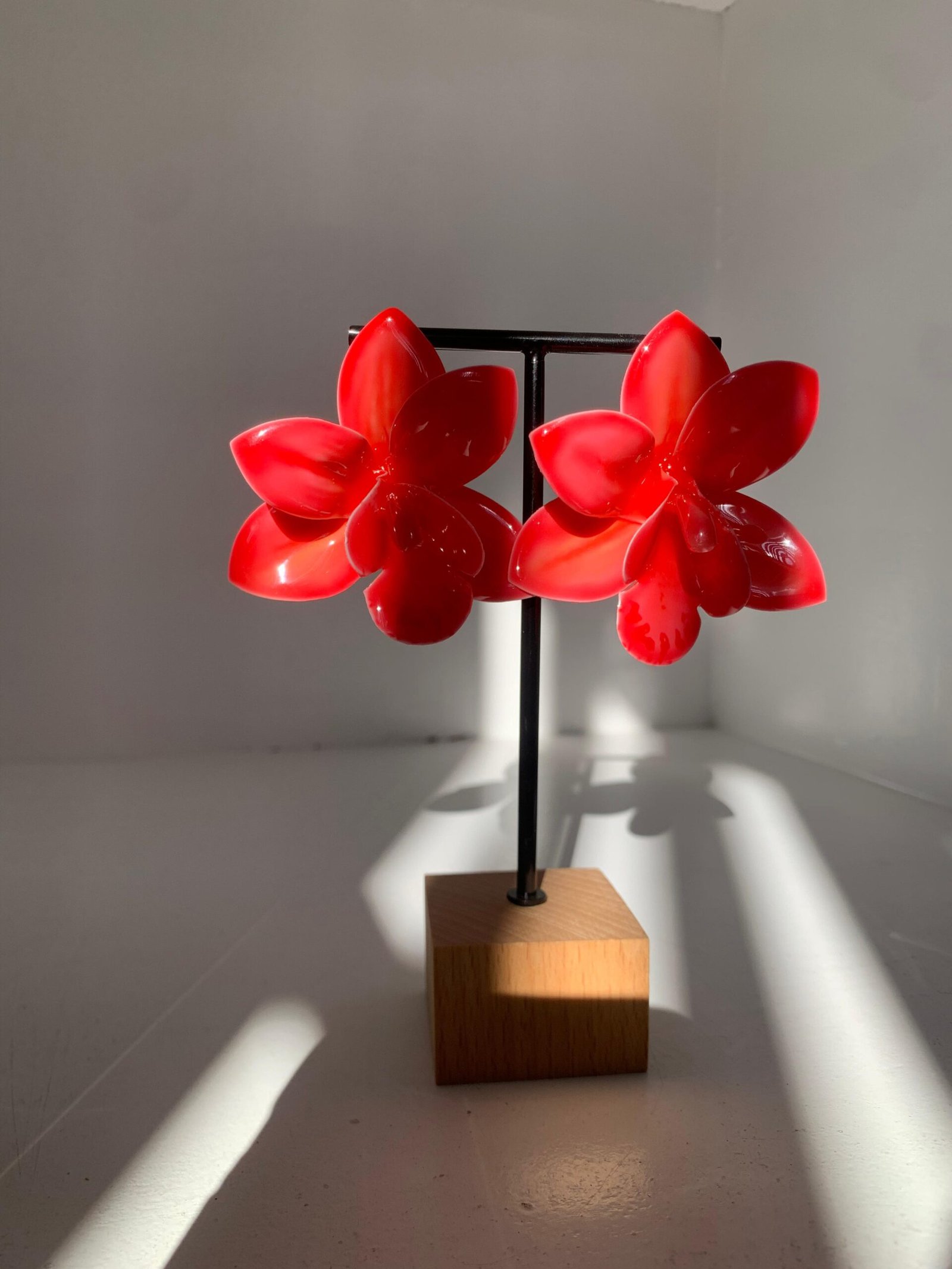 Pendientes flor exóticas 1