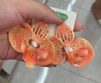 Pendientes de flor exóticas 2 - Imagen 2