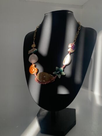 Collar caracolas naturales - Imagen 2