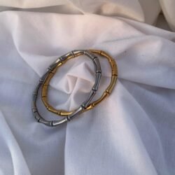Pulseras bambú con abertura
