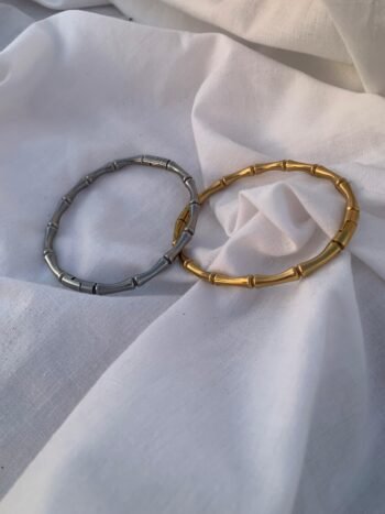 Pulseras bambú con abertura - Imagen 2
