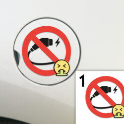 Pegatina para el depósito de coche 1