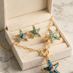 Conjunto de joyas estrellas de mar