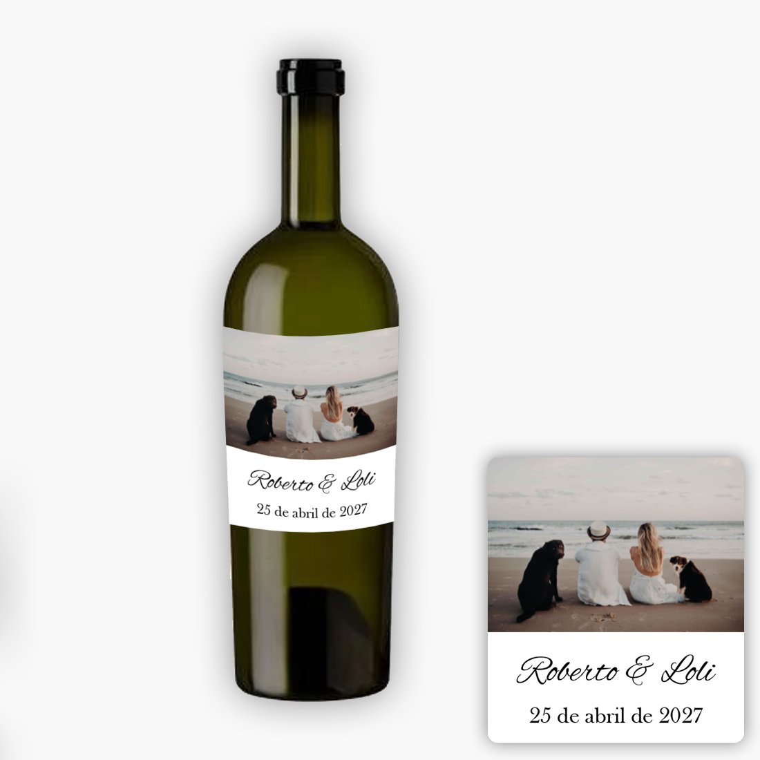 Etiquetas de botellas personalizadas