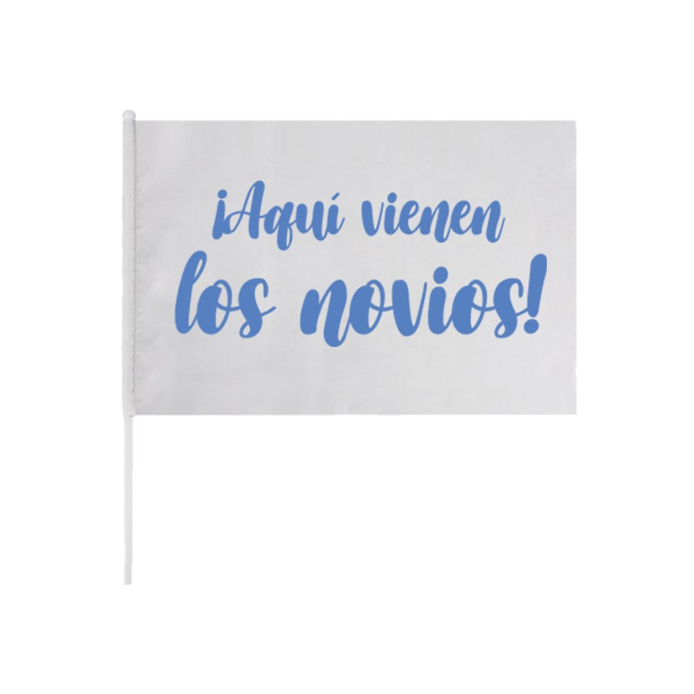 Pack de Entrada Novios Boda - Banderín y Pañoleta - Imagen 2